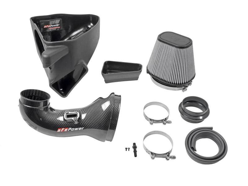 aFe 17-12 Chevrolet Camaro ZL1 (6.2L-V8) Track Series Carbon Fiber CAI System w/ Pro-DRY S Filters - Image 2