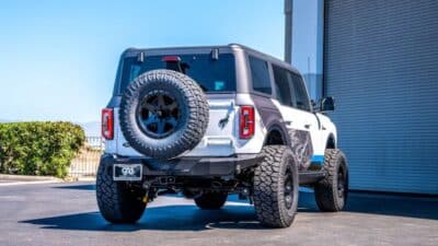 Alternative view of Borla 21-22 Ford Bronco 2.3L 4WD S-Type Axle Back Exhaust w/ Black Coated Tips