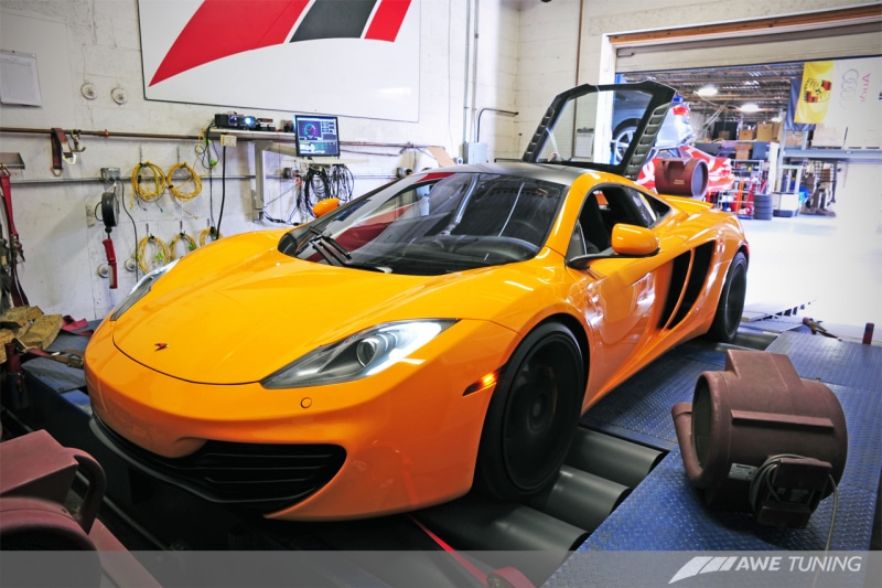 AWE Tuning McLaren MP4-12C Performance Exhaust - Machined Tips - Image 14