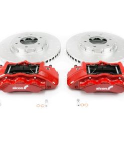 Alcon Ford 2019+ Ranger / 2020+ Bronco 350x34mm Rotors 6-Piston Red Calipers Front Brake Upgrade Kit
