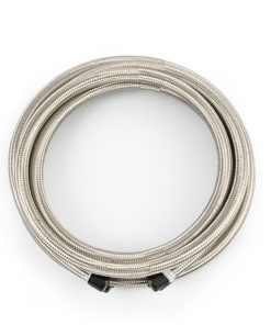 Mishimoto 15Ft Stainless Steel Braided Hose w/ -4AN Fittings - Stainless
