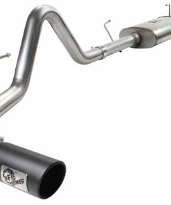 aFe MACHForce XP Exhaust Cat-Back SS-409 07-09 Toyota Tundra V8-5.7L w/ Black Tip