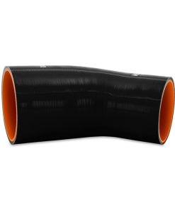 Alternative view of Mishimoto Silicone Reducer Coupler 45 Degree 3in to 3.75in - Black