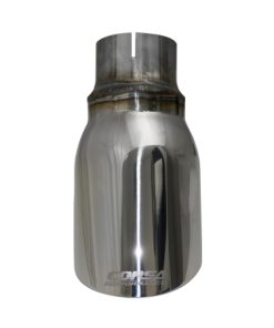 Alternative view of Corsa Single Universal 2.5in Inlet / 4in Outlet Polished Pro-Series Tip Kit