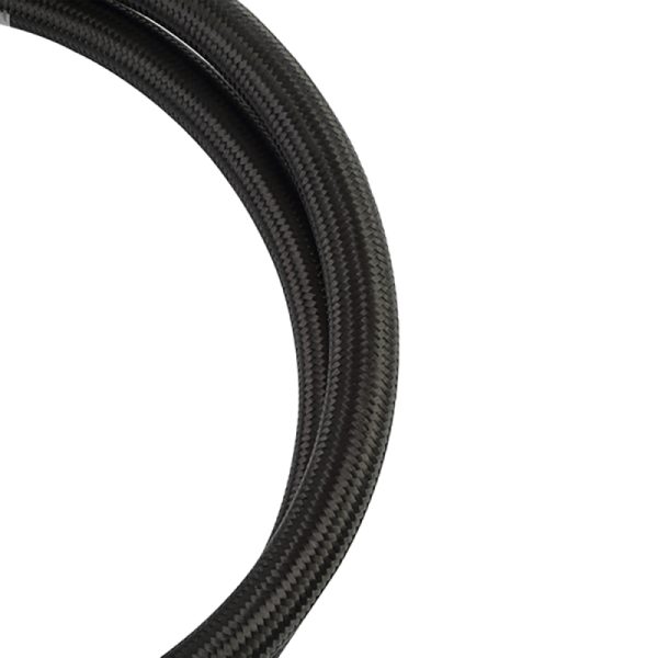 Alternative view of Mishimoto 3Ft Stainless Steel Braided Hose w/ -4AN Fittings - Black