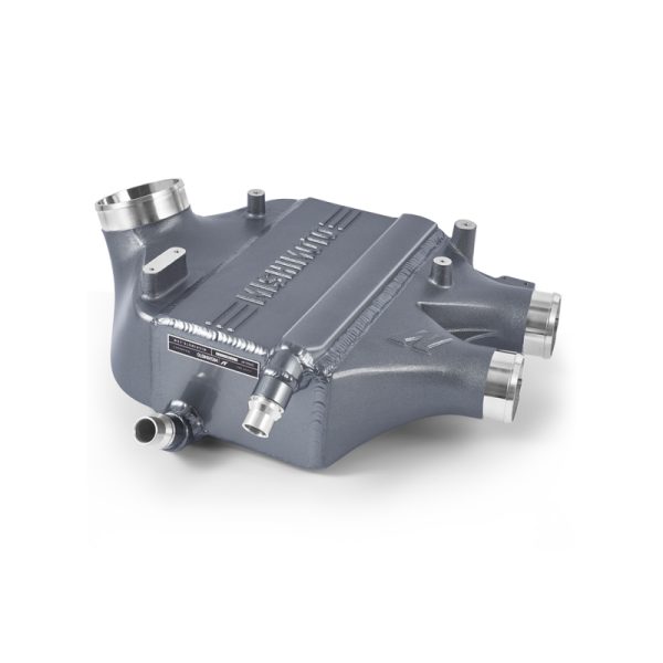 Alternative view of Mishimoto 15-20 BMW F8X M3/M4 Performance Air-to-Water Intercooler Power Pack - Frozen Dark Gray