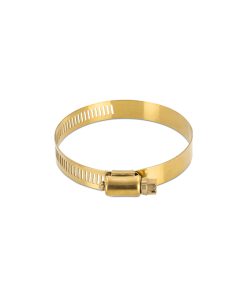 Mishimoto High-Torque Worm Gear Clamp 0.71in.-0.1.26in. (18mm-32mm) - Pack of 10 - Gold