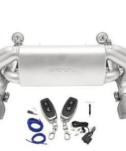 SOUL 2020+ Porsche 718 GT4 / Spyder / GTS 4.0L Valved Exhaust - Signature Straight Cut Tips - w/ VC