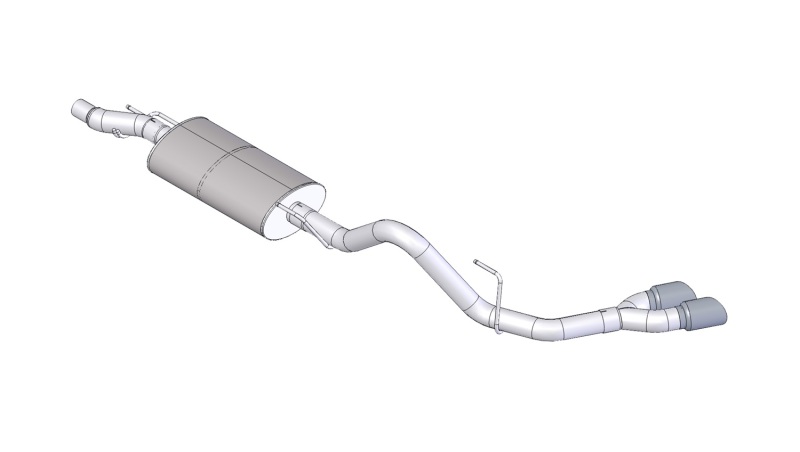 Corsa 11-13 Ford F-150 EcoBoost 3.5L V6 Black Sport Cat-Back Exhaust - Image 2