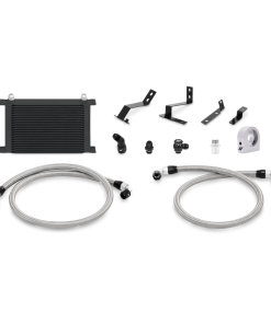Alternative view of Mishimoto 2016+ Chevy Camaro Oil Cooler Kit - Black