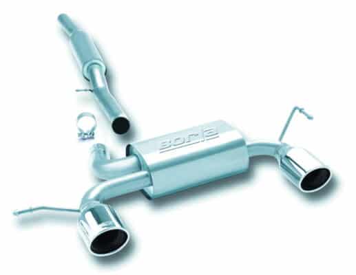 Alternative view of Borla 01-06 Audi TT Quattro 1.8T 225HP MT AWD 2dr Single Split Rear Exit SS Catback Exhaust