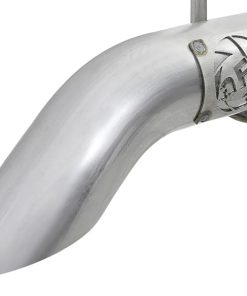 Alternative view of aFe MACH Force-Xp Axle-Back Exhaust System w/NoTip 18-20 Jeep Wrangler L4-2.0T / V6-3.6L