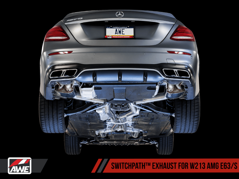 AWE Tuning Mercedes-Benz W213 AMG E63/S Sedan/Wagon SwitchPath Exhaust System - for Non-DPE Cars - Image 9