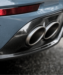 Alternative view of Akrapovic 16-17 Porsche 911 Turbo/Turbo S (991.2) Rear Carbon Fiber Diffuser - Matte