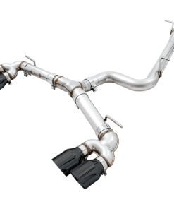 AWE Tuning 15-17 Volkswagen Golf R MK7 Track Edition Exhaust - Diamond Black Tips (102mm)