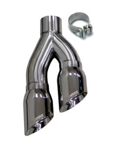 Corsa 3in Inlet 4in Pro Series Twin Side Swept Exhaust Tip Kit