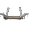 SOUL 20+ Chevrolet C8 Corvette Valved Exhaust - 4in Slash Cut Tips - Polished Chrome