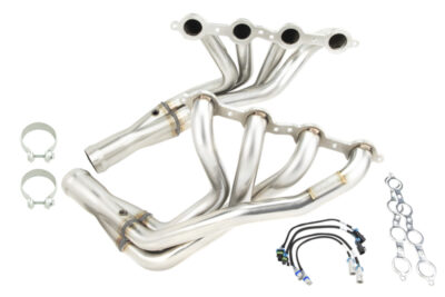 Alternative view of Kooks 05-08 Chevrolet Corvette Base 1-3/4 x 3 Header & Catted X-Pipe Kit