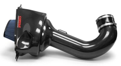 Alternative view of Corsa 15-19 Corvette C7 Z06 MaxFlow Carbon Fiber Intake with Oiled Filter