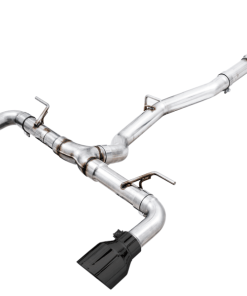 Alternative view of AWE Subaru BRZ / Toyota GR86 / Toyota 86 Track Edition Cat-Back Exhaust- Diamond Black Tips