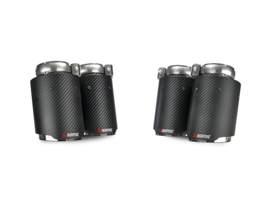 Alternative view of Akrapovic 14-17 BMW M3/M4 (F80/F82) Tail Pipe Set (Carbon)