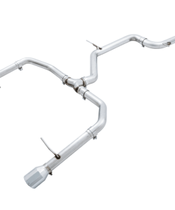 AWE Tuning 18-21 Volkswagen Jetta GLI Mk7 Track Edition Exhaust - Chrome Silver Tips (Fits OEM DP)