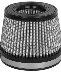 aFe MagnumFLOW Dry S Air Filter 5in. F x 5-3/4in. B x 4-1/2in. T (INV) x 3-1/2in. H
