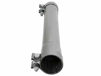 Alternative view of aFe MACH Force-Xp 409 SS Muffler Pipe 2.5in. Inlet/Outlet / 14in. Body / 20in. Length