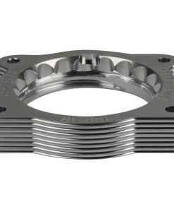 Alternative view of aFe 02-09 Chevrolet Trailblazer/ 02-09 GMC Envoy L6 4.2L Silver Bullet Throttle Body Spacer - Silver