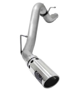 aFe LARGE BORE HD 3.5in DPF-Back Alum Exhaust w/Polished Tip 2016 GM Colorado/Canyon 2.8L (td)