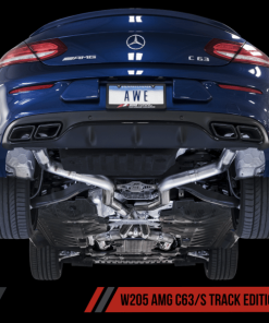 Alternative view of AWE Tuning Mercedes-Benz W205 AMG C63/S Coupe Track Edition Exhaust System (no tips)
