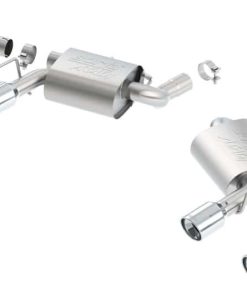 Alternative view of Borla 16 Chevy Camaro SS 6.2L w/ Dual NPP Atak Quad RD RL Tips Dual Exit Rear Section Exhaust