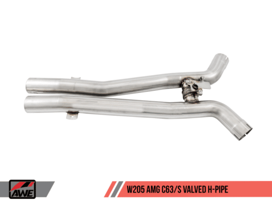 Alternative view of AWE Tuning Mercedes-Benz W205 AMG C63/S Coupe SwitchPath Exhaust System - for Non-DPE Cars