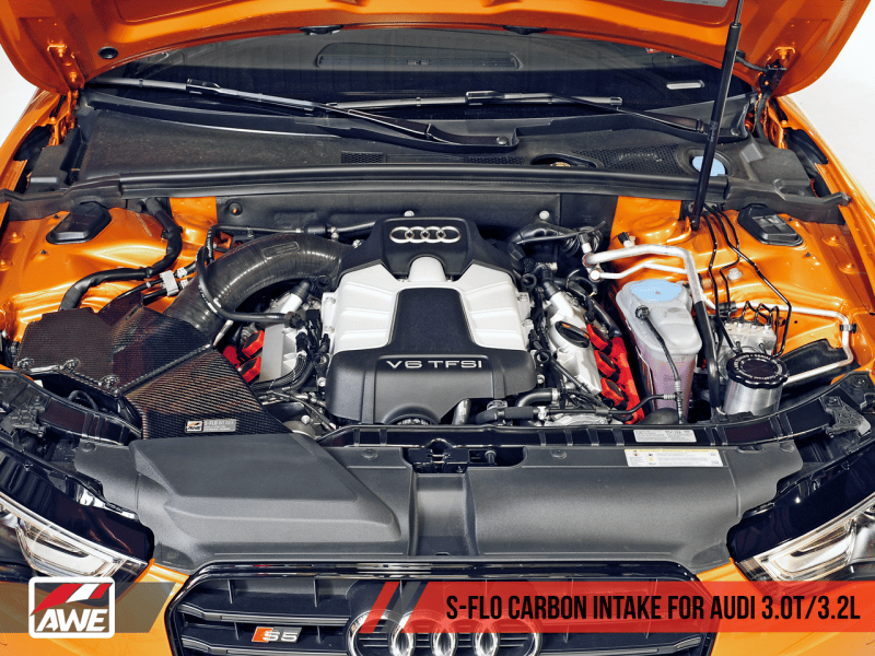 AWE Tuning Audi S-FLO Carbon Intake for B8 3.0T / 3.2L - Image 6
