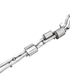 AWE 16-22 Toyota Tacoma 0FG Catback Exhaust w/ BashGuard - Dual Diamond Black Tips