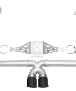 SOUL 17+ Porsche 718 Cayman / Boxster Performance Exhaust - Manual - Slash Cut Satin Black Tips