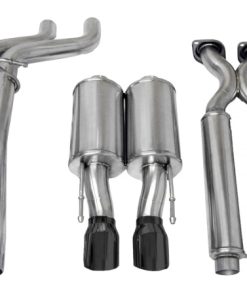 Corsa 06-10 Jeep Grand Cherokee 6.1L SRT-8 V8 Black Sport Cat-Back Exhaust