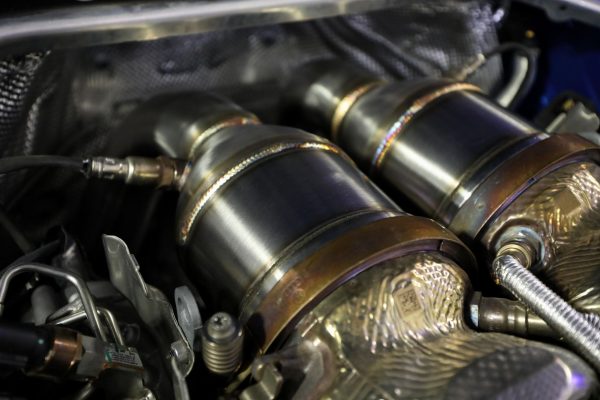 Alternative view of CTS TURBO AUDI SQ7/SQ8/RSQ8/ LAMBORGHINI URUS RACE DOWNPIPES