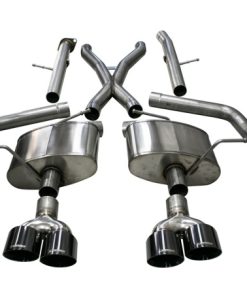Corsa 18-20 Jeep Grand Cherokee TrackHawk 6.2L Xtreme Cat-Back Dual Rear Exit w/4.5in Black Tips