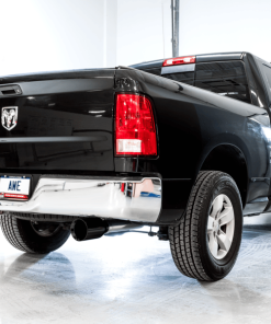 Alternative view of AWE Tuning 09-18 RAM 1500 5.7L (w/o Cutout) 0FG Dual Rear Exit Cat-Back Exhaust - Diamond Black Tips