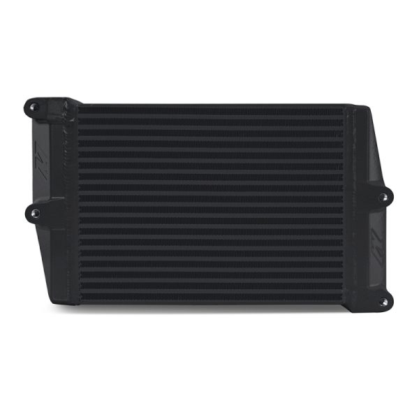 Alternative view of Mishimoto Heavy-Duty Oil Cooler - 10in. Opposite-Side Outlets - Black