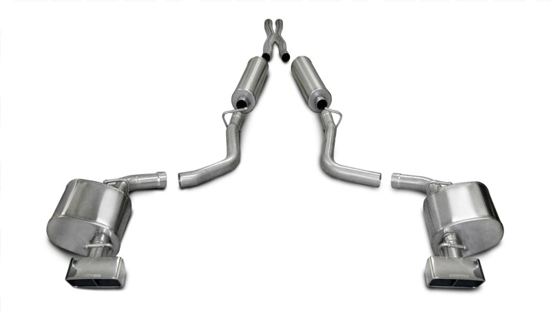 Corsa 09-10 Dodge Challenger R/T 5.7L V8 Manual Polished Xtreme Cat-Back Exhaust - Image 2
