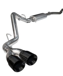 Kooks 2015 + Ford F150 Coyote 5.0L 4V OEM x 3in SS Catback Exhaust w/ Black Tips