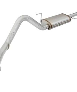 aFe MACHForce XP SS Exhaust 3in to 3.5in Cat-Back w/ Black Tip 15 Ford F-150 EcoBoost V6 2.7/3.5Ltt