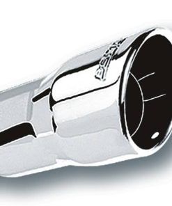 Alternative view of Borla 3in Inlet 4.25in Round Rolled Angle Cut x 4in Long Universal Exhaust Tips