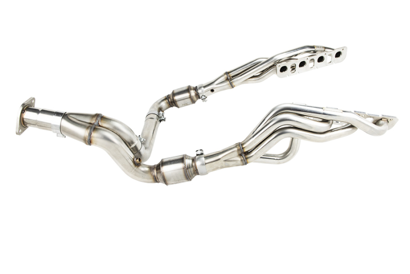 Kooks 19-20 Ram 1500 5.7L HEMI 1-7/8in x 3in SS Long Tube Headers w/ 3in x OEM HIFLO Catted Y-Pipe - Image 3
