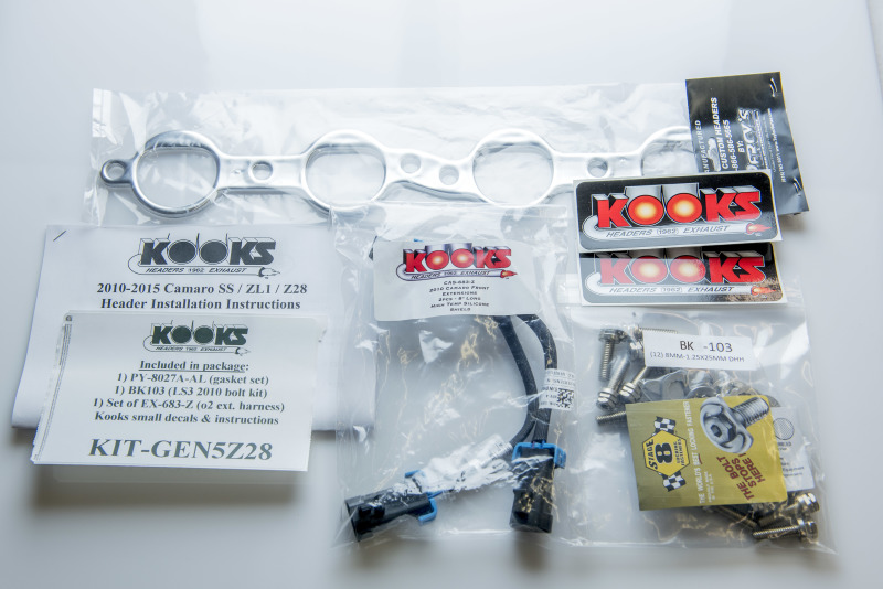 Kooks 2015 Chevy Camaro Z28 2in x 3in SS LT Headers w/ Race Catted Connection Pipes - Image 7