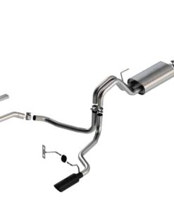 Borla F-150 2021 5.0L 2dr RC SB (122.8 WB) XL/XLT 3/2.25 SRE Cat-Back S-Type Black Chrome Tips