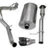 Corsa 07-08 Chevrolet Avalanche 6.0L V8 3in Cat-Back Single Side w Twin 4in Black Pro-Series Tips