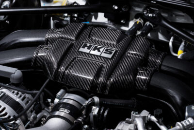 Alternative view of HKS DryCarbon Engine Cover GR86/BRZ
